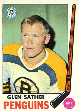 1969 Topps Glen Sather #116 Hockey Card