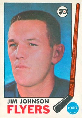 1969 Topps Jim Johnson #97 Hockey Card