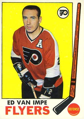 1969 Topps Ed Van Impe #92 Hockey Card