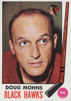 1969 Topps Doug Mohns #72 Hockey Card