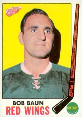 1969 Topps Bob Baun #57 Hockey Card