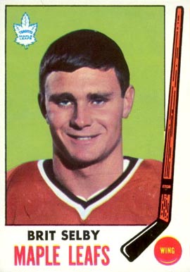 1969 Topps Brit Selby #48 Hockey Card