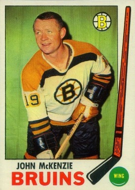 1969 Topps John McKenzie #28 Hockey Card
