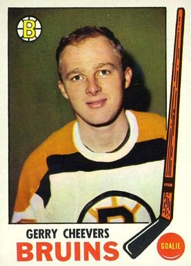 1969 Topps Gerry Cheevers #22 Hockey Card
