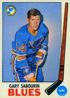 1969 Topps Gary Sabourin #19 Hockey Card