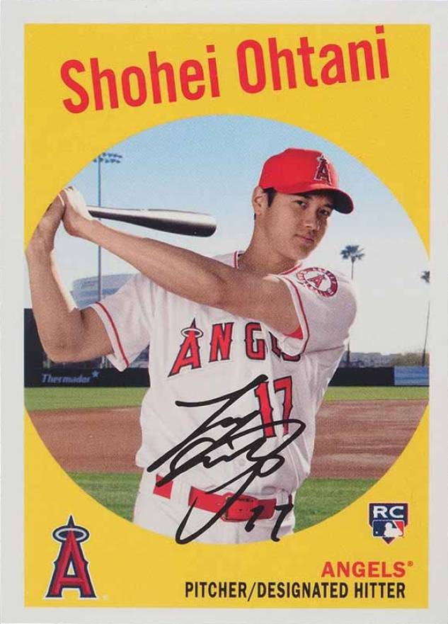 2018 Topps Archives Shohei Ohtani #50 Baseball Card