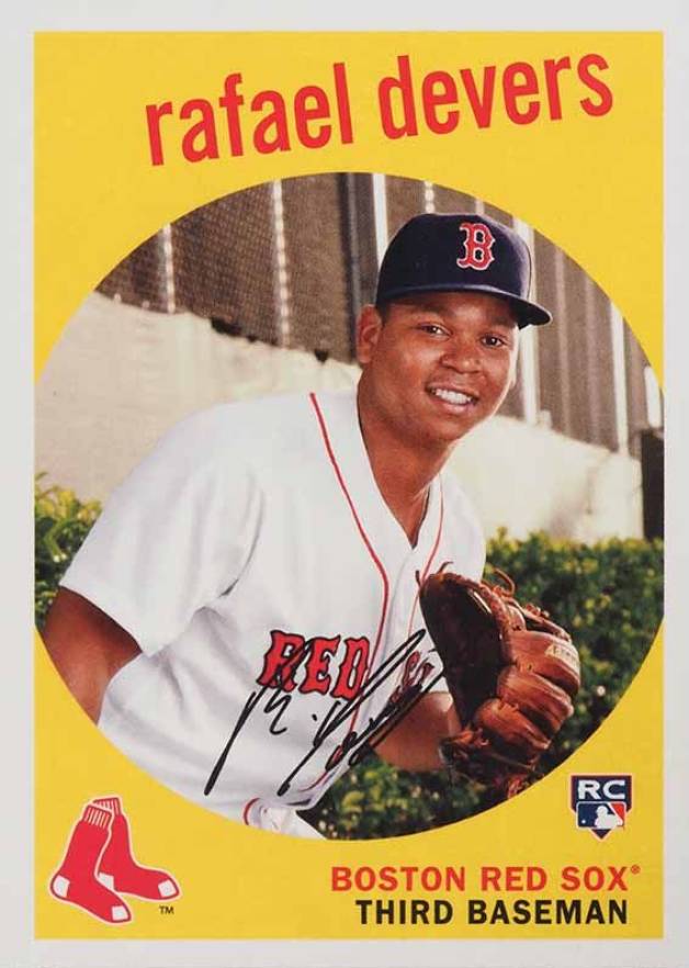 2018 Topps Archives Rafael Devers #40 Baseball Card