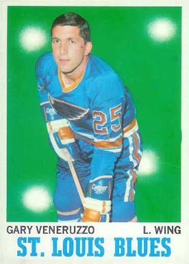 1970 O-Pee-Chee Gary Veneruzzo #101 Hockey Card