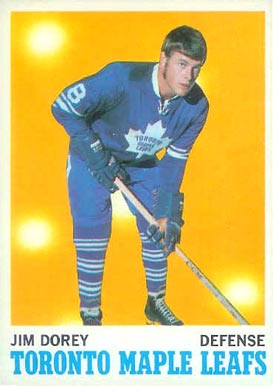1970 O-Pee-Chee Jim Dorey #106 Hockey Card