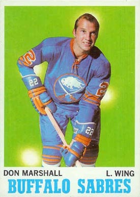 1970 O-Pee-Chee Don Marshall #129 Hockey Card