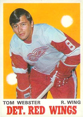 1970 O-Pee-Chee Tom Webster #155 Hockey Card