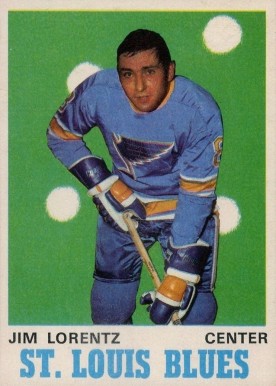 1970 O-Pee-Chee Jim Lorentz #209 Hockey Card