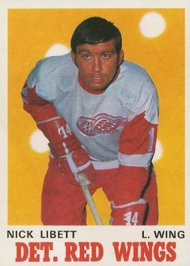 1970 O-Pee-Chee Nick Libett #158 Hockey Card
