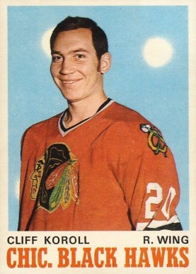1970 O-Pee-Chee Cliff Koroll #147 Hockey Card