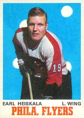 1970 O-Pee-Chee Earl Heiskala #193 Hockey Card