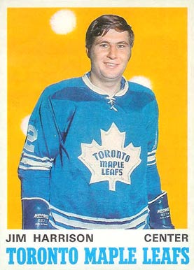 1970 O-Pee-Chee Jim Harrison #220 Hockey Card