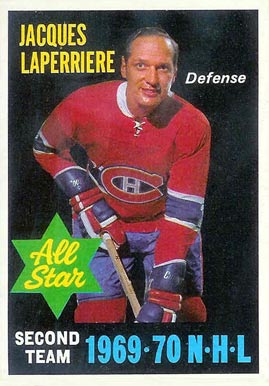 1970 O-Pee-Chee Jacques Laperriere #245 Hockey Card