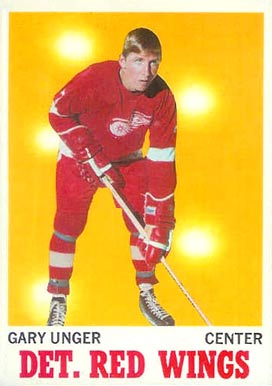 1970 O-Pee-Chee Garry Unger #26 Hockey Card
