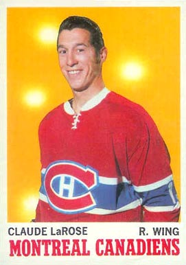 1970 O-Pee-Chee Claude Larose #56 Hockey Card