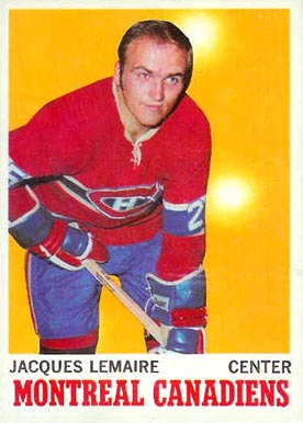 1970 O-Pee-Chee Jacques Lemaire #57 Hockey Card