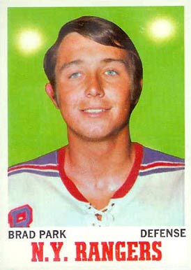 1970 O-Pee-Chee Brad Park #67 Hockey Card