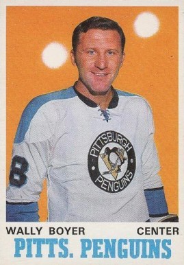 1970 O-Pee-Chee Wally Boyer #203 Hockey Card
