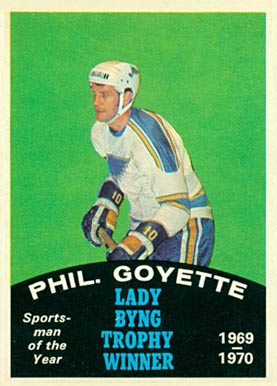 1970 O-Pee-Chee Phil Goyette #251 Hockey Card