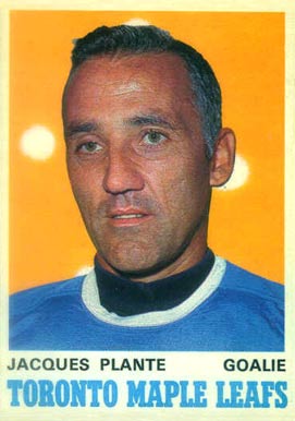 1970 O-Pee-Chee Jacques Plante #222 Hockey Card