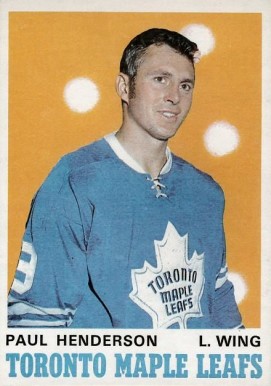 1970 O-Pee-Chee Paul Henderson #217 Hockey Card
