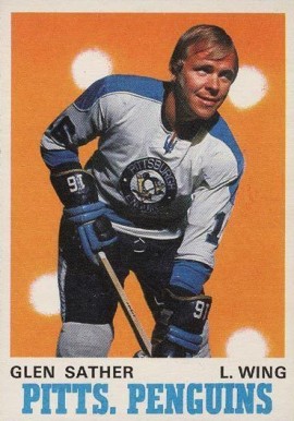 1970 O-Pee-Chee Glen Sather #205 Hockey Card