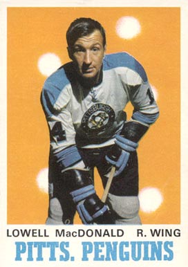 1970 O-Pee-Chee Lowell Macdonald #206 Hockey Card