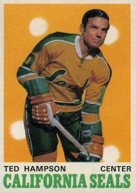 1970 O-Pee-Chee Ted Hampson #190 Hockey Card