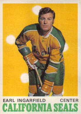 1970 O-Pee-Chee Earl Ingarfield #191 Hockey Card