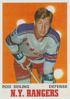 1970 O-Pee-Chee Rod Seiling #184 Hockey Card