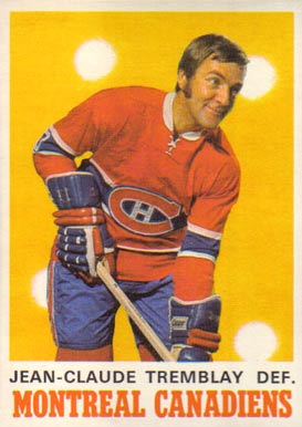 1970 O-Pee-Chee J.C. Tremblay #178 Hockey Card
