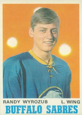 1970 O-Pee-Chee Randy Wyrozub #141 Hockey Card