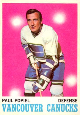1970 O-Pee-Chee Paul Popiel #122 Hockey Card