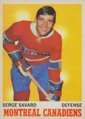 1970 O-Pee-Chee Serge Savard #51 Hockey Card