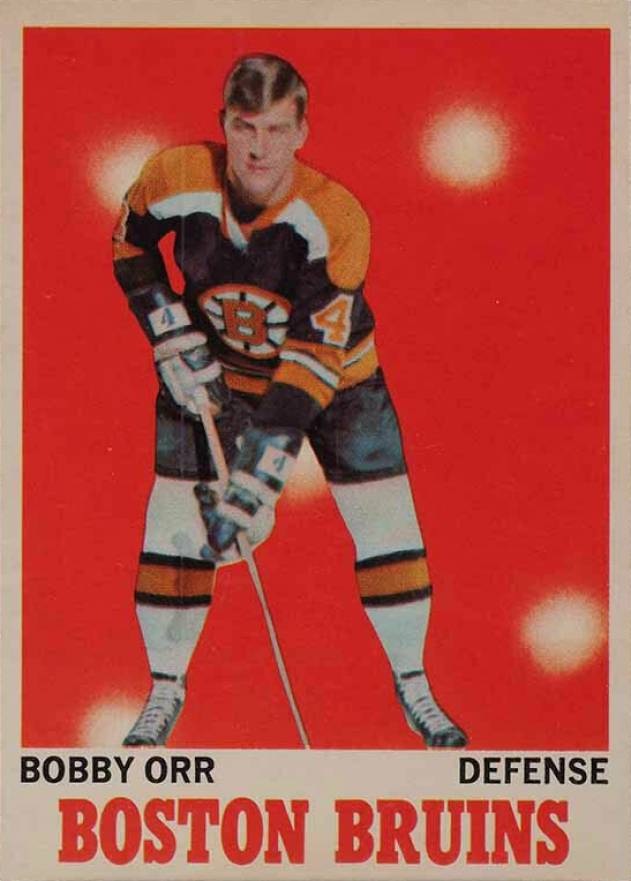 1970 O-Pee-Chee Bobby Orr #3 Hockey Card