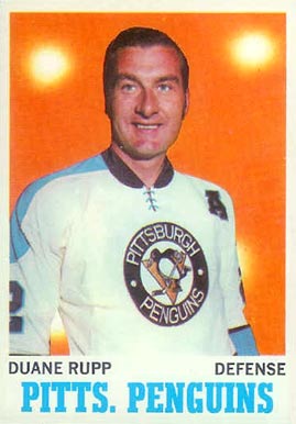 1970 O-Pee-Chee Duane Rupp #89 Hockey Card
