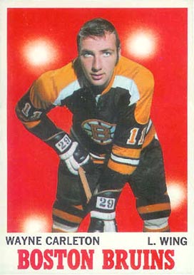 1970 O-Pee-Chee Wayne Carleton #9 Hockey Card