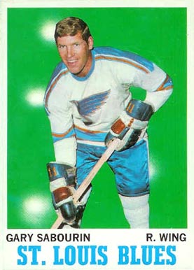 1970 O-Pee-Chee Gary Sabourin #96 Hockey Card