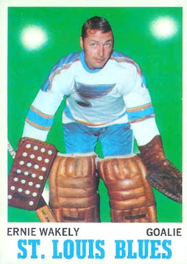 1970 O-Pee-Chee Ernie Wakely #97 Hockey Card