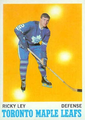 1970 Topps Rick Ley #108 Hockey Card