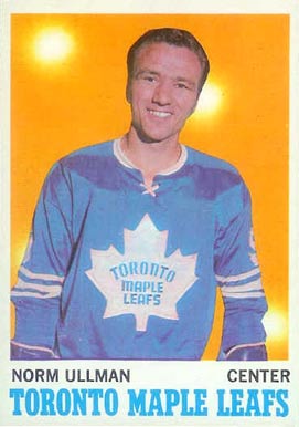 1970 Topps Norm Ullman #110 Hockey Card