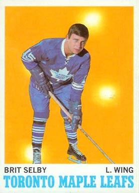 1970 Topps Brit Selby #111 Hockey Card