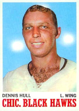 1970 Topps Dennis Hull #14 Hockey Card
