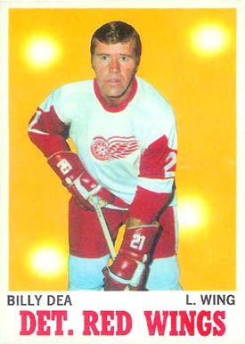 1970 Topps Billy Dea #30 Hockey Card