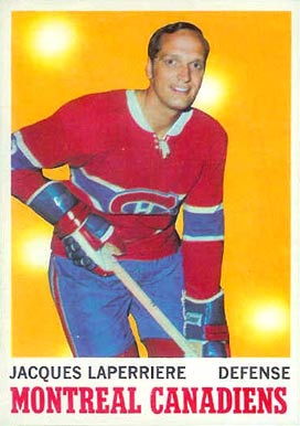 1970 Topps Jacques Laperriere #52 Hockey Card