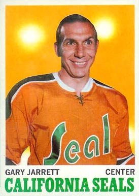 1970 Topps Gary Jarrett #75 Hockey Card